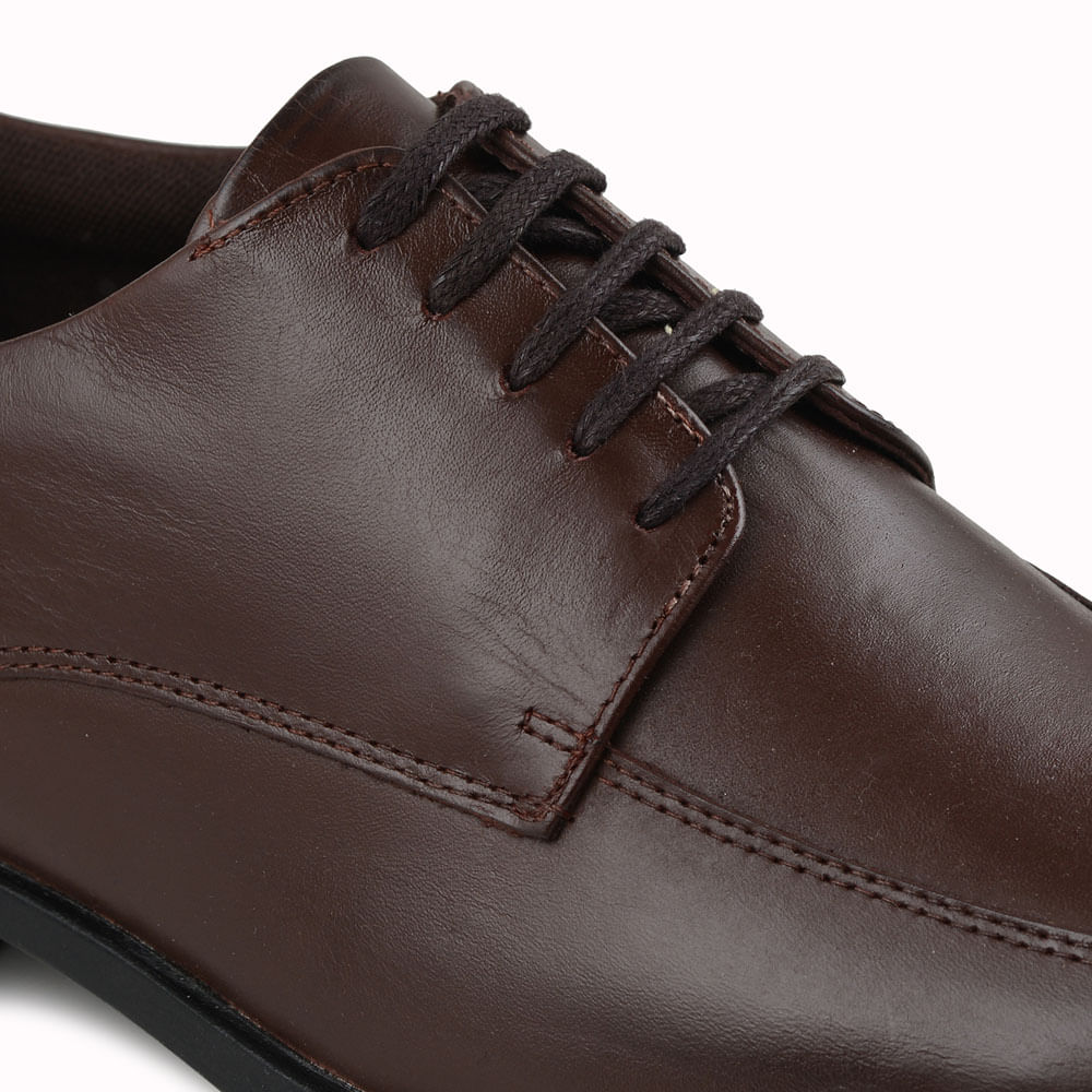 SAPATO SOCIAL BUSINESS PALA PESPONTO CAFE Marrom