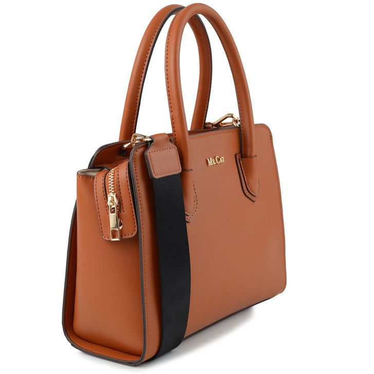 tote bolsa cognac