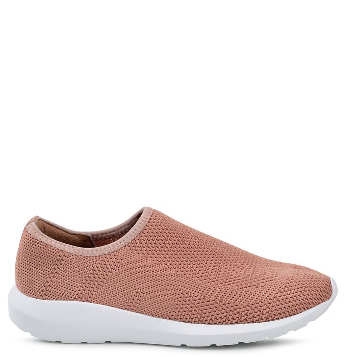TÊNIS SLIP ON KNIT ROSA ESCURO - Mr Cat