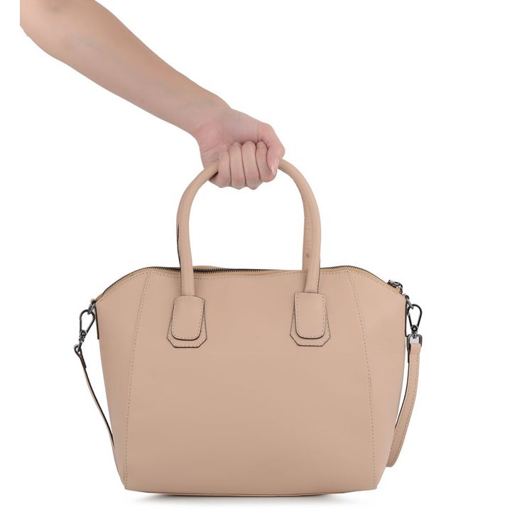 brown leather work bolsa women's