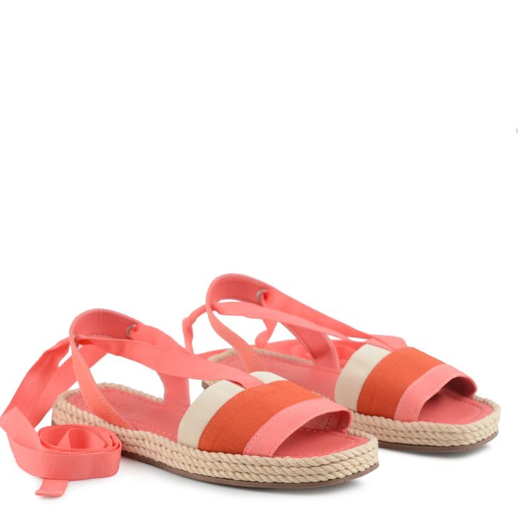Compre Sandália Rasteira Cordas Couro Tricolor Schutz Online
