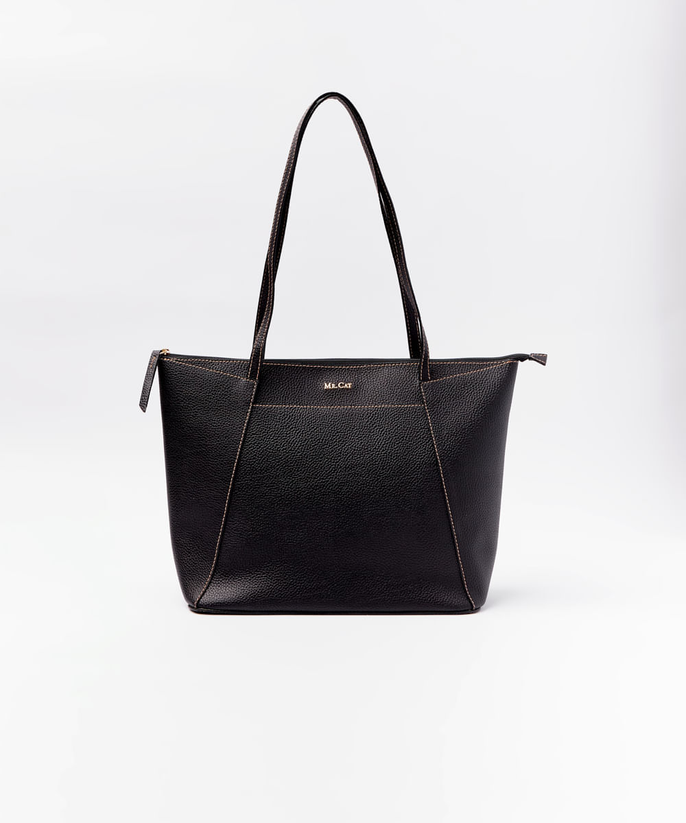 chillibag スモー ルボストン ブラック Bolsa Tote Santa Lolla Preta Lizzard Alça Dupla - 0453.4E82.0389.0001