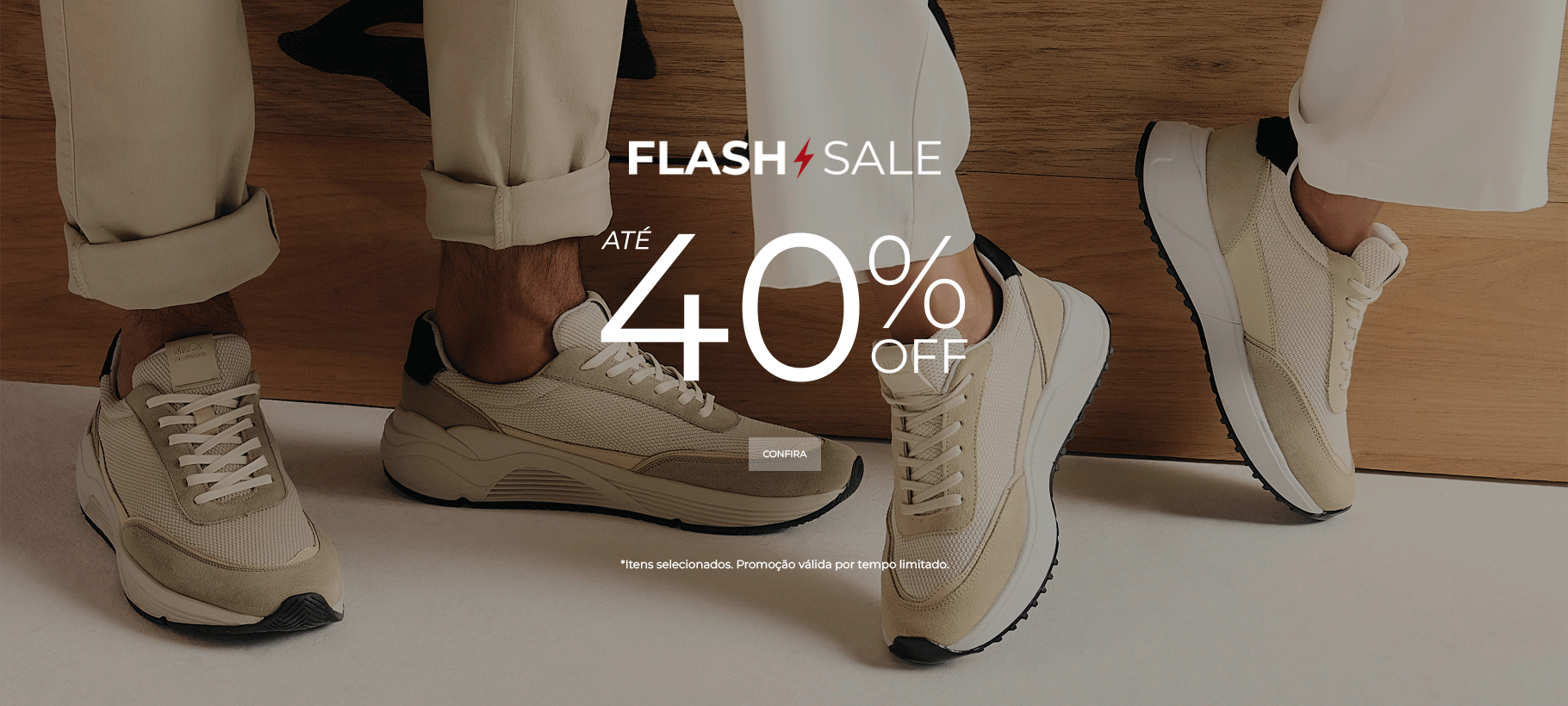 Flash Sale até 40%