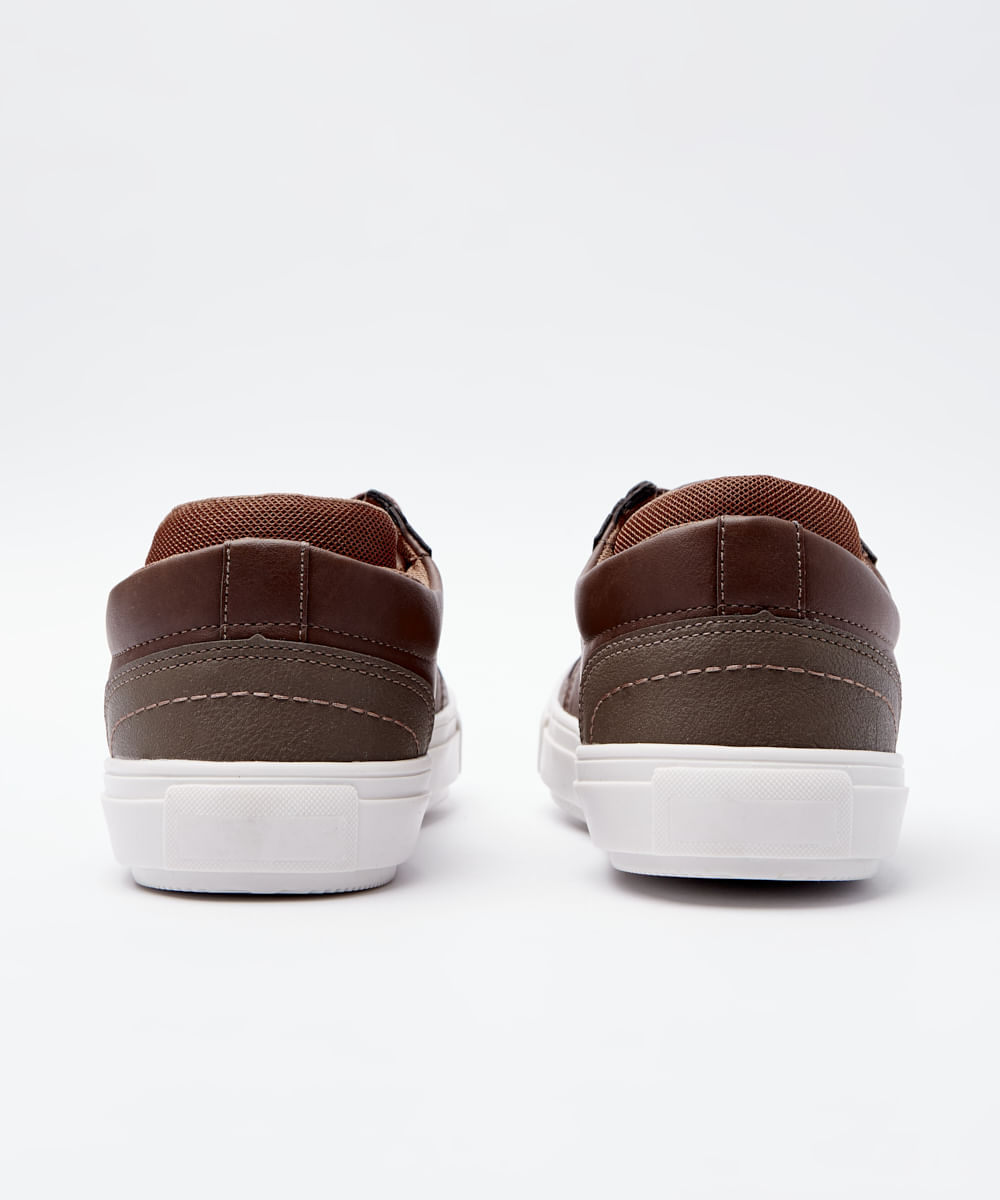 TENIS FUROS LATERAIS - TAN - Mr Cat - Mobile