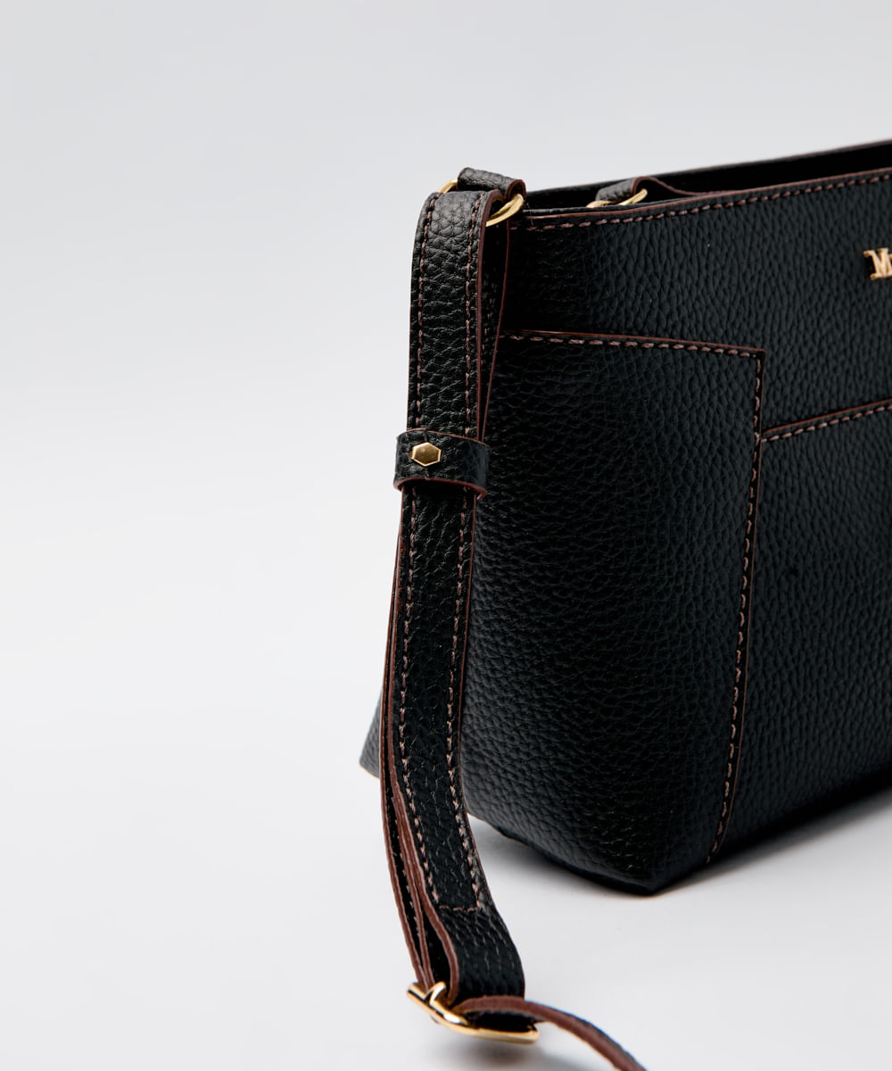 chillibag スモー ルボストン ブラック BOLSA SHOULDER COURO BÁSICA M TAN - Mr Cat - Mobile