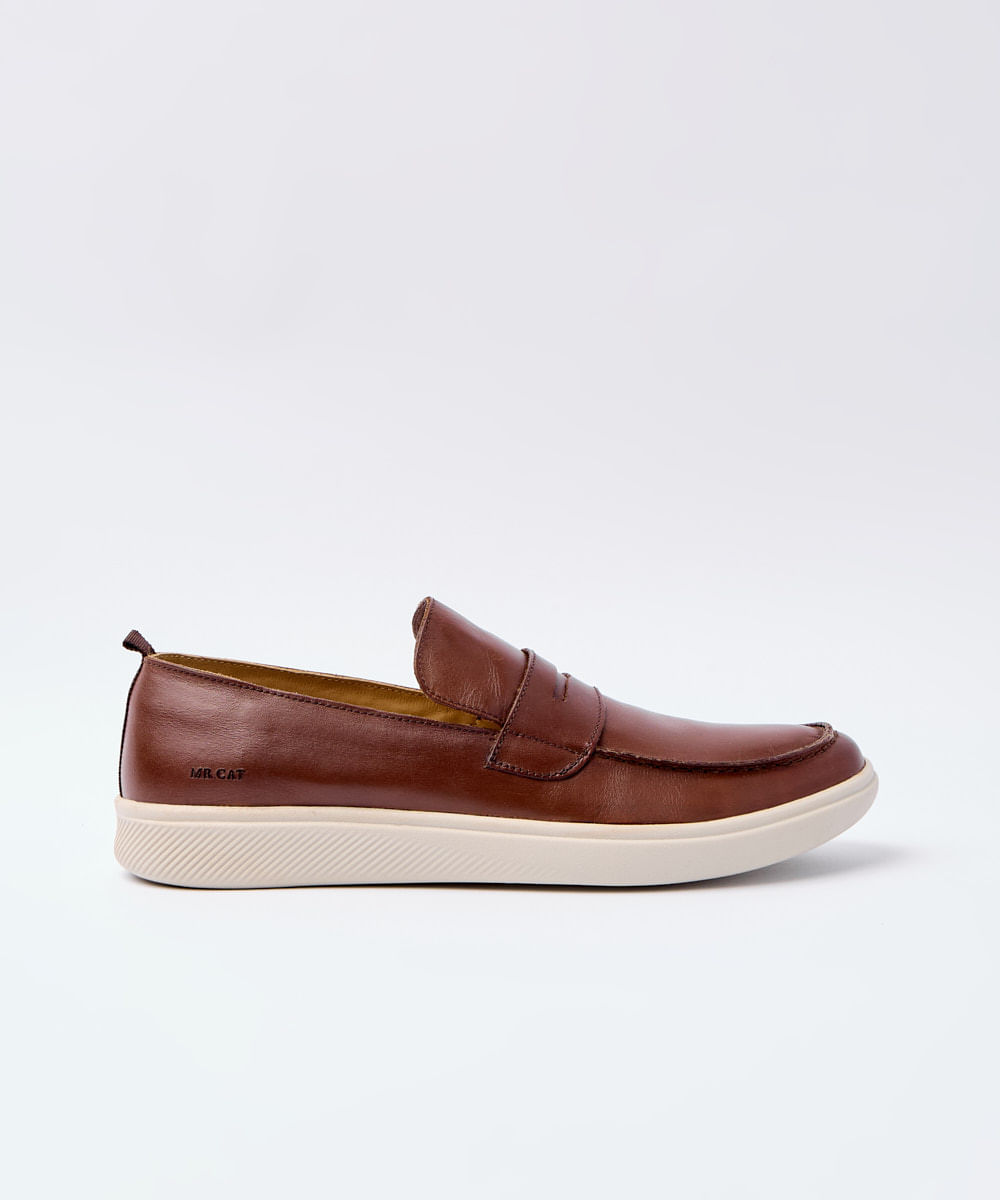 茶 moumom MOCASSIM NEXT MOURO - Mr Cat - Mobile
