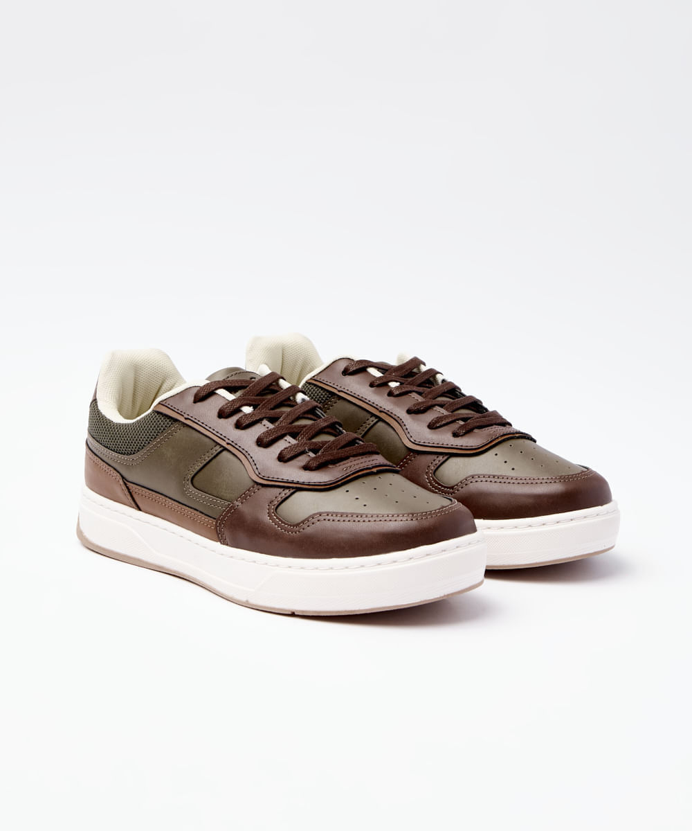 Florsheiｍ Varsity TÊNIS BASIC FUN - OLIVA - Mr Cat - Mobile