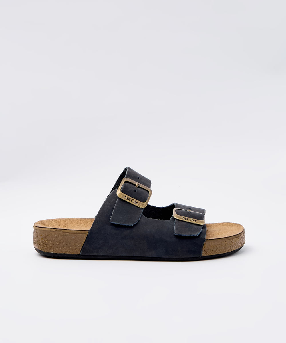 SLIDE NOBUCK E FIVELA TAN - Mr Cat - Mobile