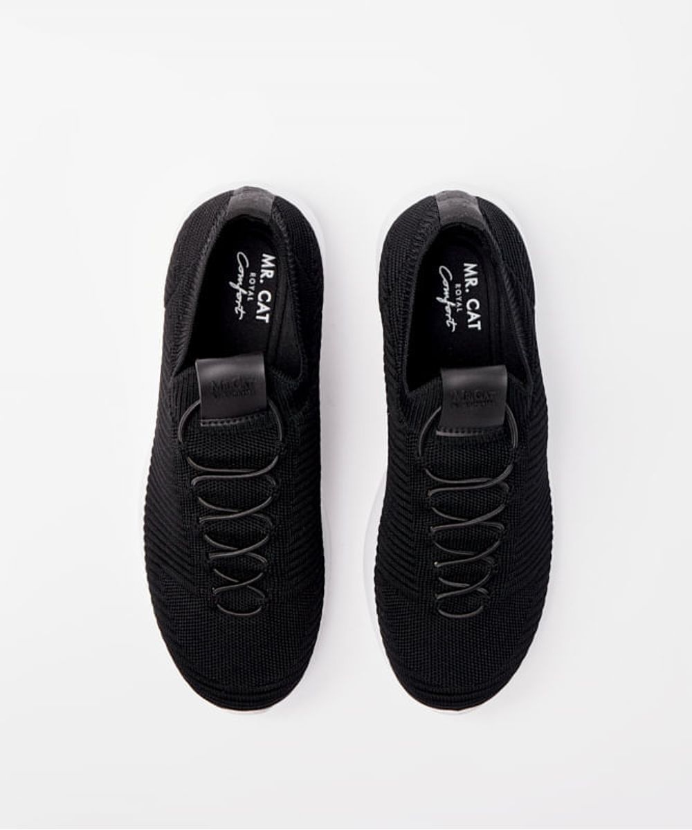 TENIS KNIT ZEN - PRETO - Mr Cat - Mobile