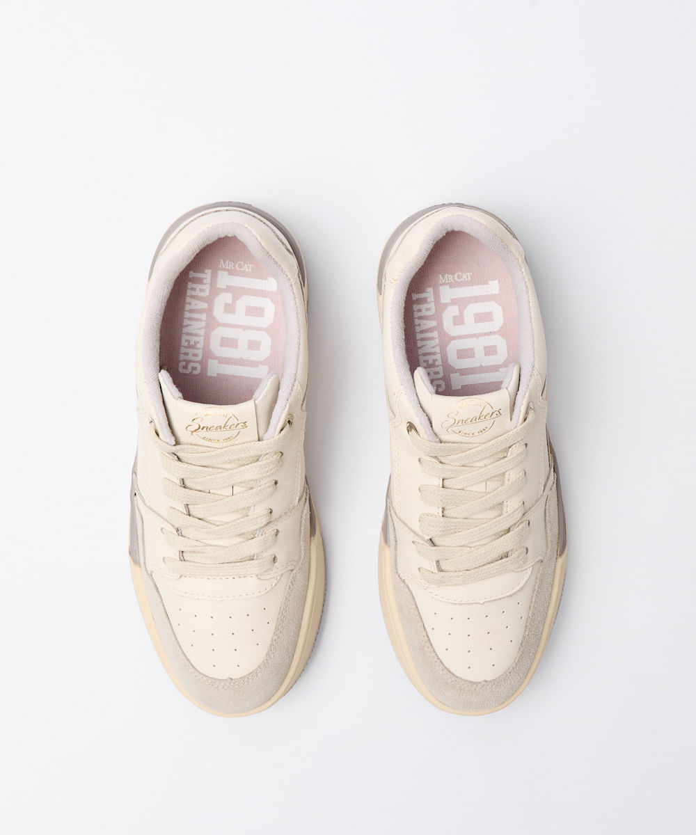 TÊNIS TRAINERS 1981 OFF WHITE - Mr Cat - Mobile