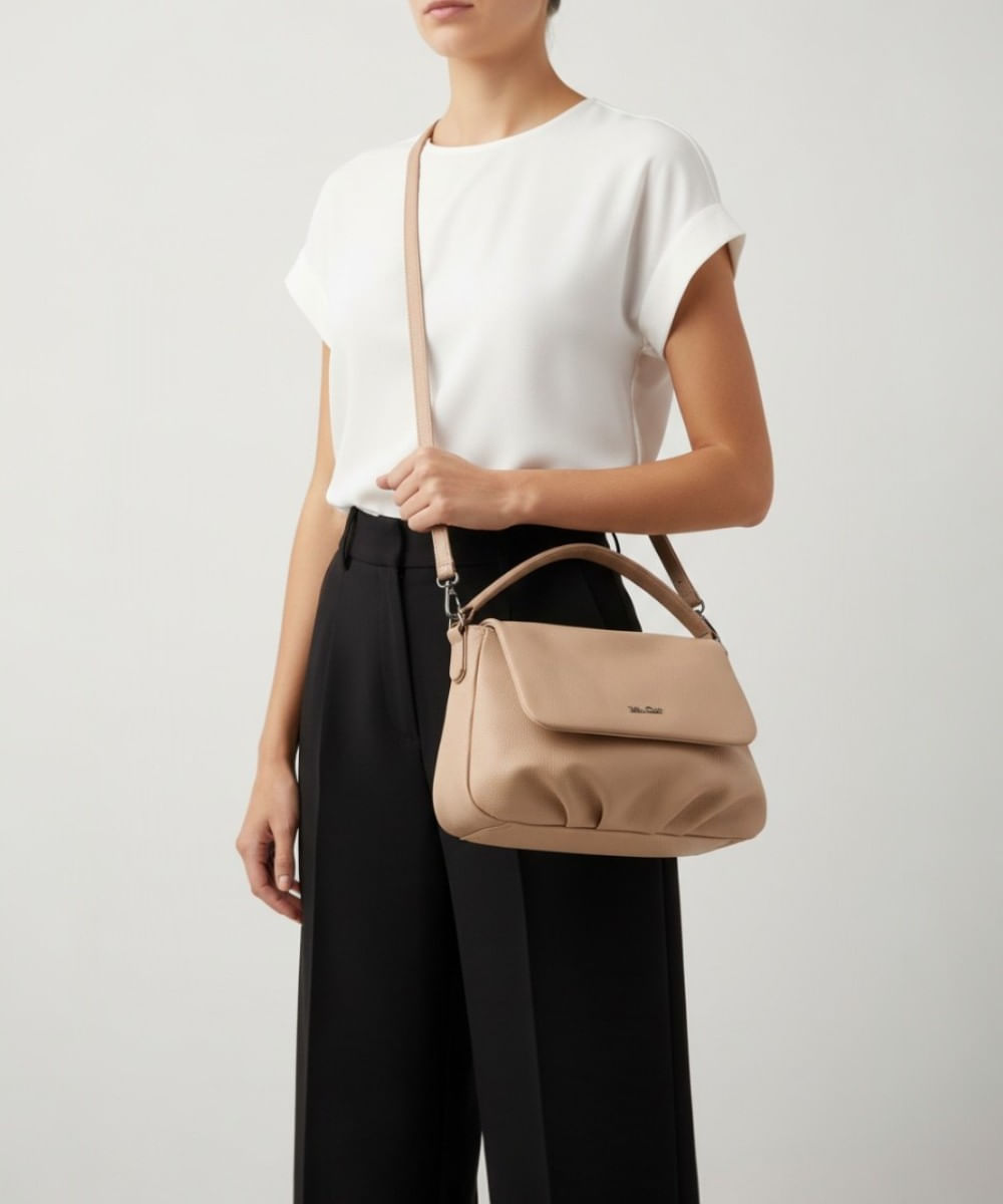 BOLSA TOTE COURO TAMPA M FENDI - Mr Cat - Mobile