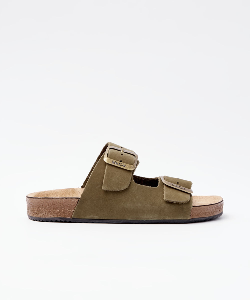 nowelcamp 「SLIDE-SIDETOP25」 SLIDE NOBUCK E FIVELA TAUPE - Mr Cat - Mobile